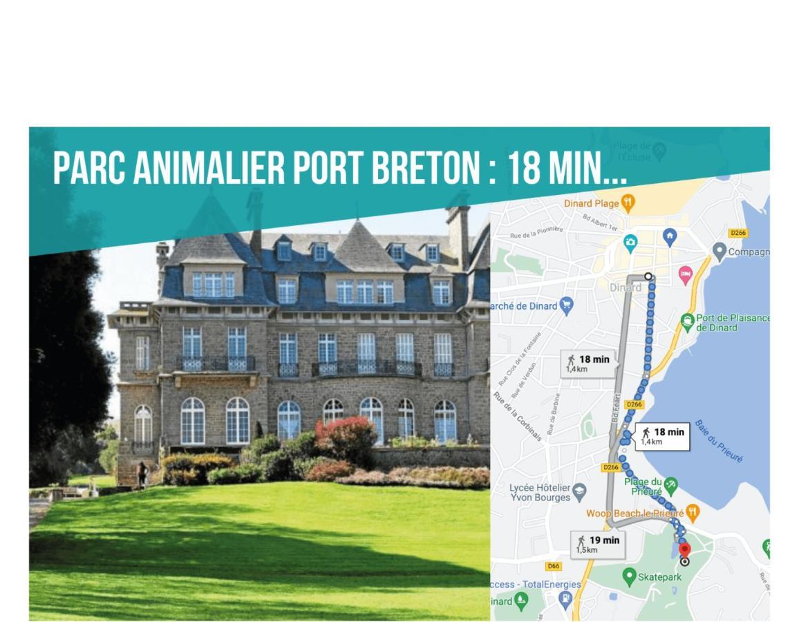 Homard And Fox, Appartement 2 Chambres 100M De La Mer Dinard Eksteriør billede